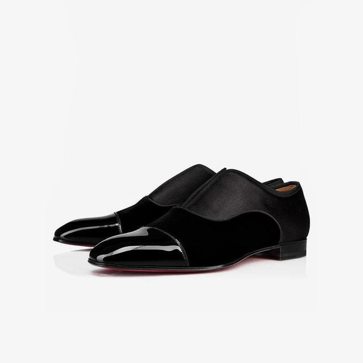 Patchwork Square Toe Loafers - ARNO CONTI