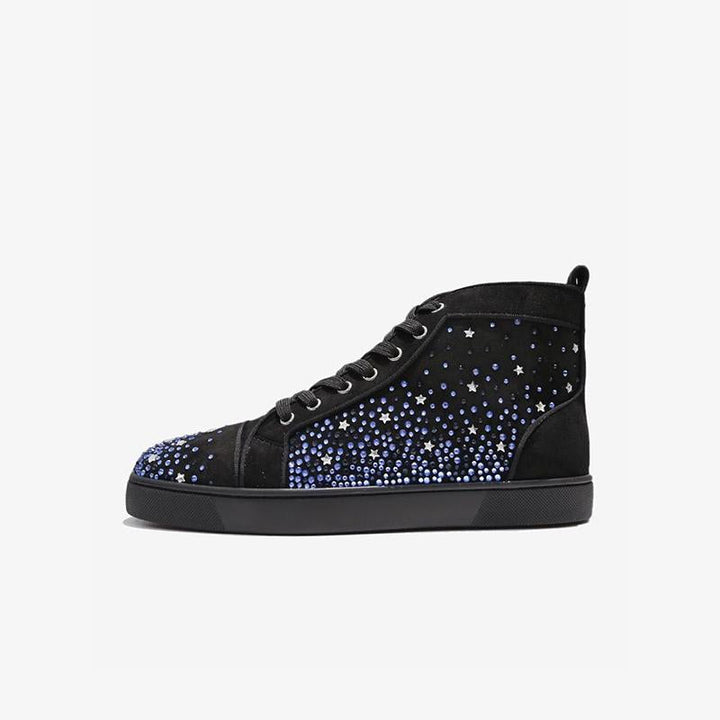 Sneakers Rhinestone Velvet - ARNO CONTI