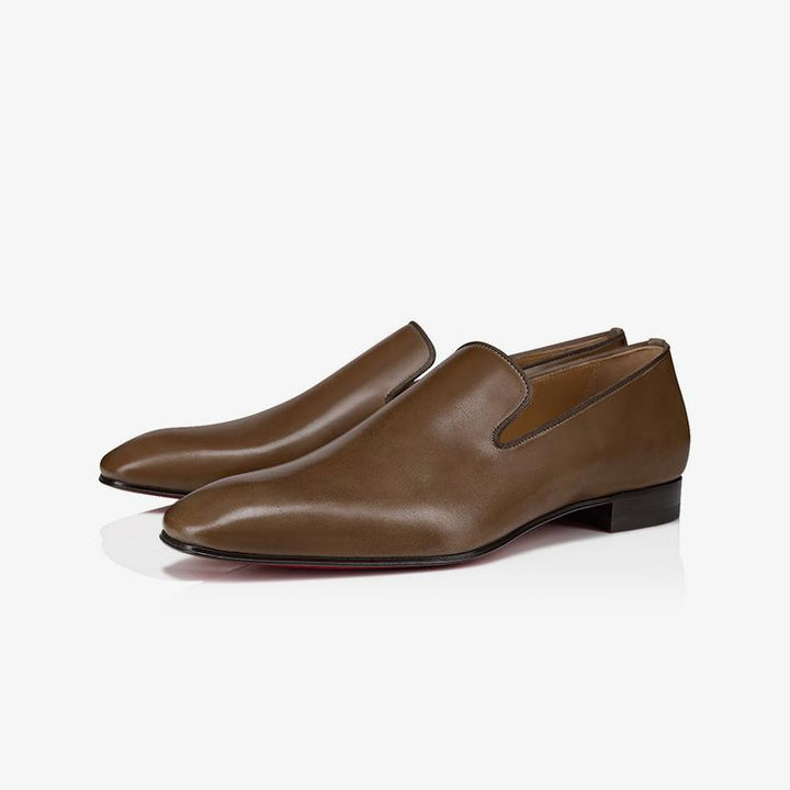 Slip On Brown Loafers Calf Leather - ARNO CONTI