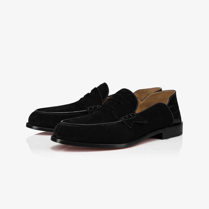 Penny Suede Calf Patent Crocodile Loafers - ARNO CONTI
