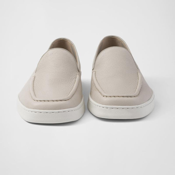 Casual Flats Loafers Calf Leather Comfy Shoes - Arno Conti Shoe