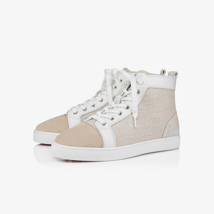 High-top fabric sneakers Leather Men - ARNO CONTI