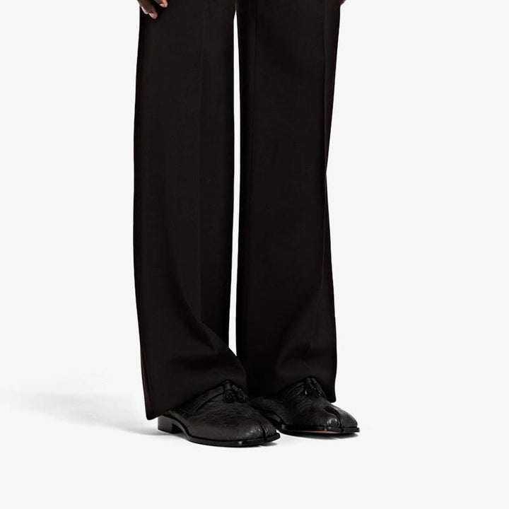 Black Calfskin Tassel Loafers - Arno Conti Shoe