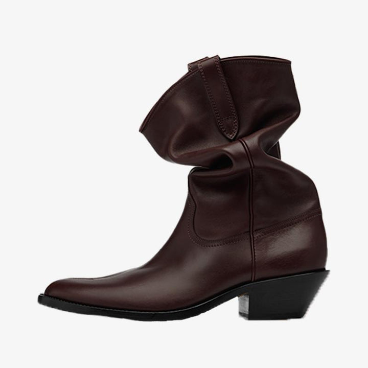 Classic Almond Toe Calf Leather Boots - Arno Conti Shoe