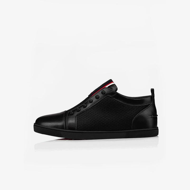 Black Round Toe Slip On Sneakers - ARNO CONTI