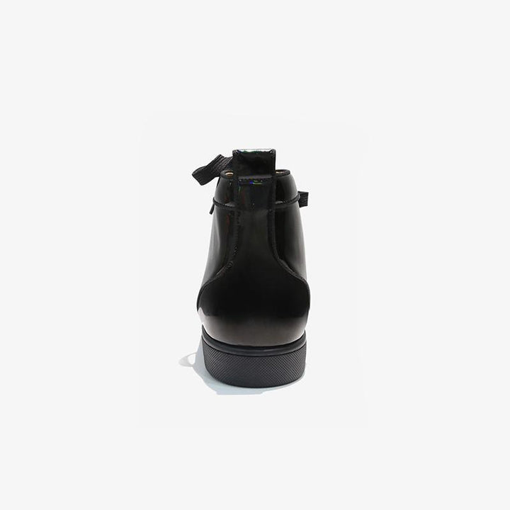 Flat Black Patent Leather Sneakers - ARNO CONTI