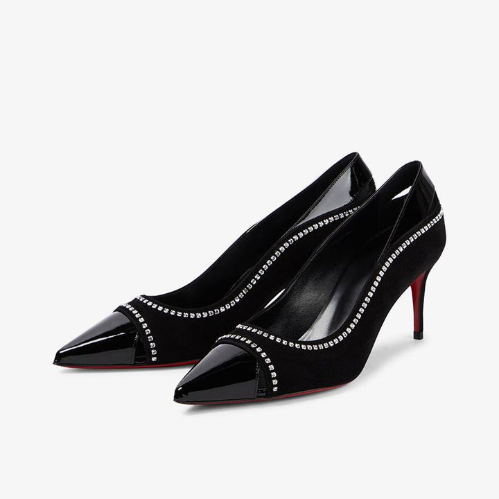 Eye-catching Black Leather Pump - ARNO CONTI