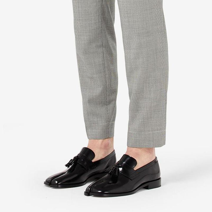 Patent Calfskin Black Loafers Unisex - Arno Conti Shoe