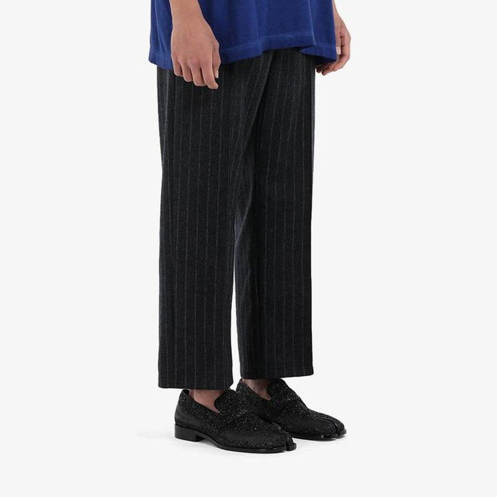 Laminated Leather Split-toe Loafers - Arno Conti Shoe