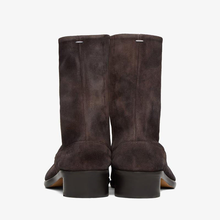 Ankle-High Suede Boots - Arno Conti Shoe