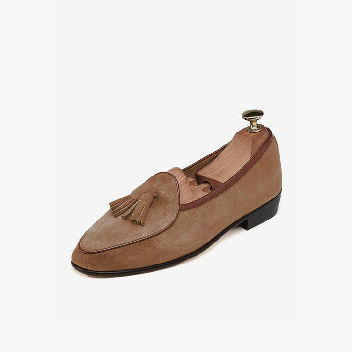 Mens Tassel Loafer Cowhide Slip-On - Arno Conti Shoe