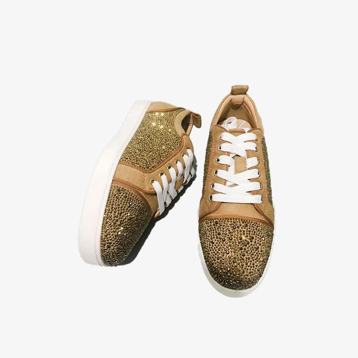 Mens Blond Slip On Low Top Sneakers - ARNO CONTI