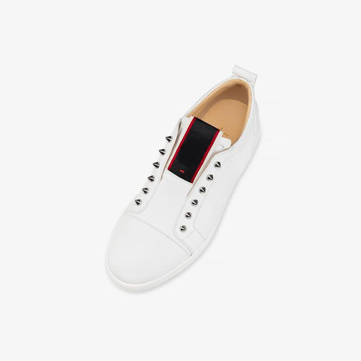 Studded Low-top Leather Sneakers - ARNO CONTI