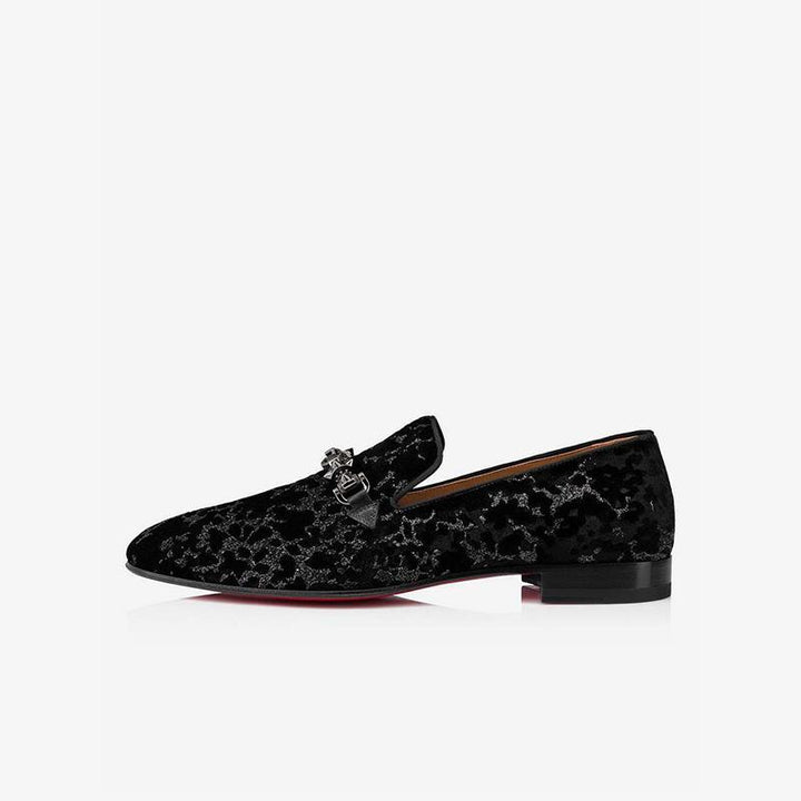 Men Suede Buckle Dress Loafers - ARNO CONTI