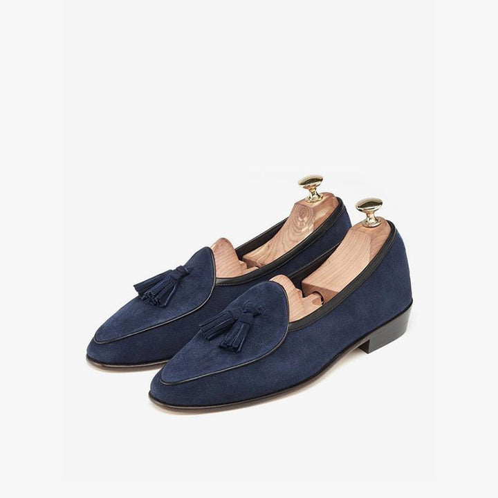 Mens Tassel Loafer Cowhide Slip-On - Arno Conti Shoe