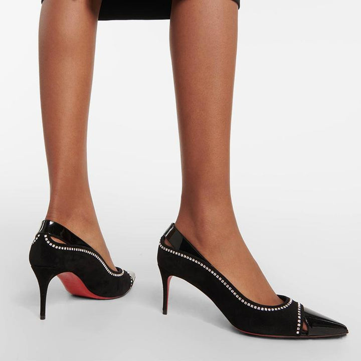 Eye-catching Black Leather Pump - ARNO CONTI