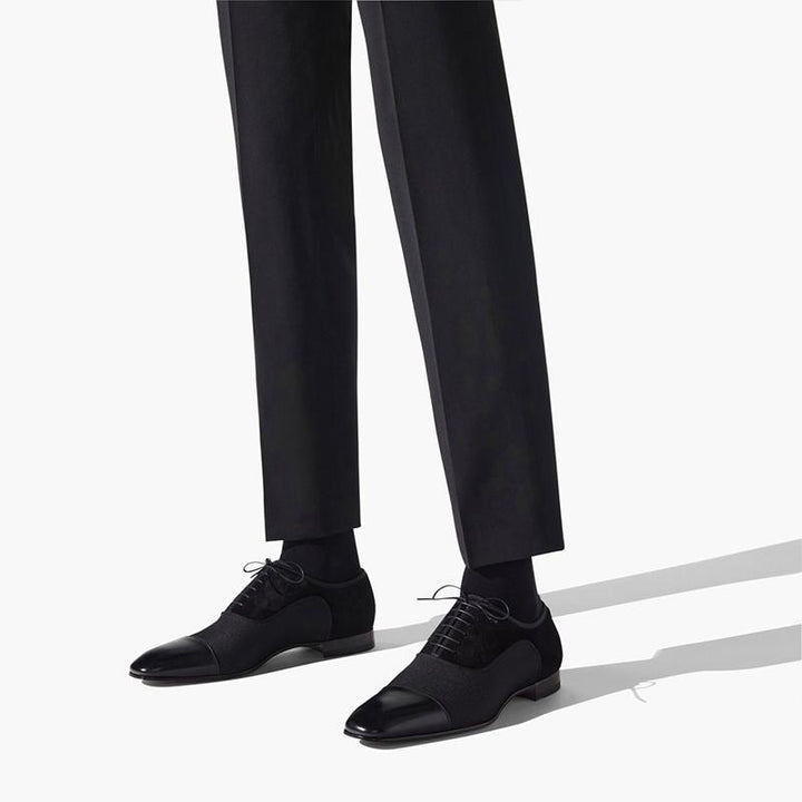 Black Suede Leather Shoes - ARNO CONTI