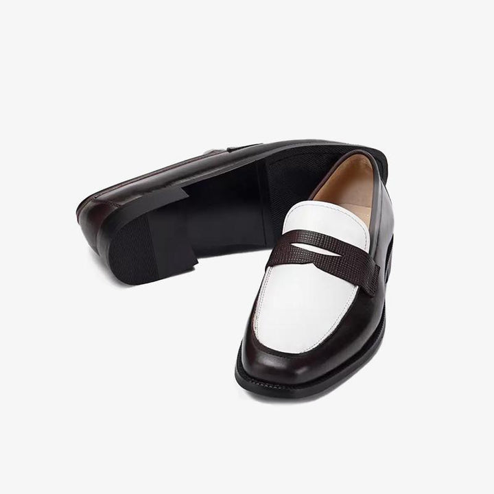 Sophisticated Leather Penny Loafers - Arno Conti Shoe