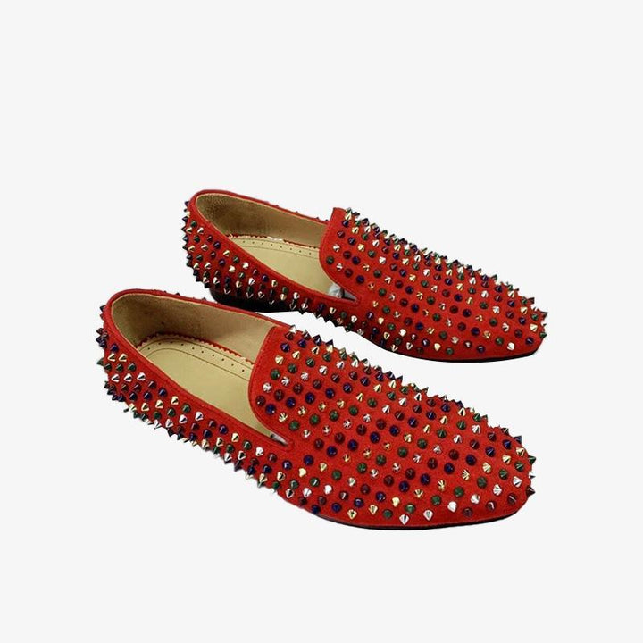 Cobalt Spike Slip-On Loafers - ARNO CONTI