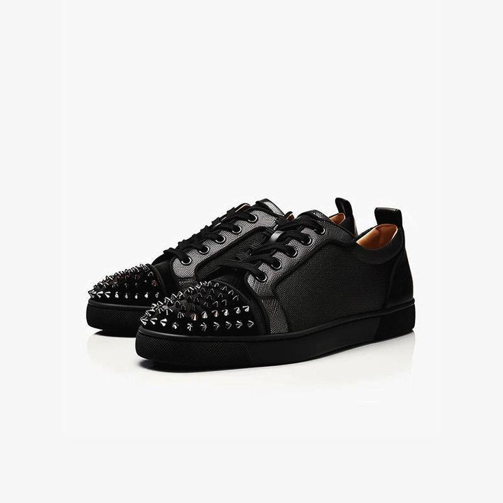 Black Lace Up Sneakers - ARNO CONTI