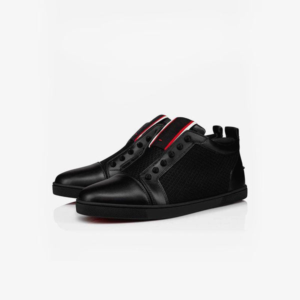 Black Round Toe Slip On Sneakers - ARNO CONTI