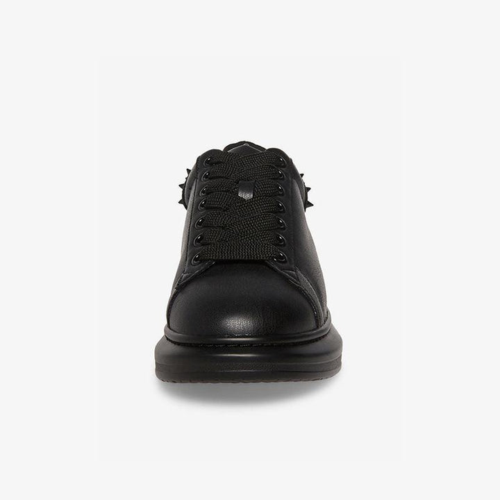 Round Toe Lace Up Spike Sneakers - ARNO CONTI