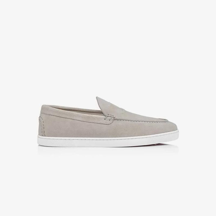 Navy Suede Slip-On Sneaker - ARNO CONTI