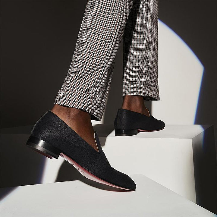 Flat Wool Loafers Slip-ons Low Top - ARNO CONTI