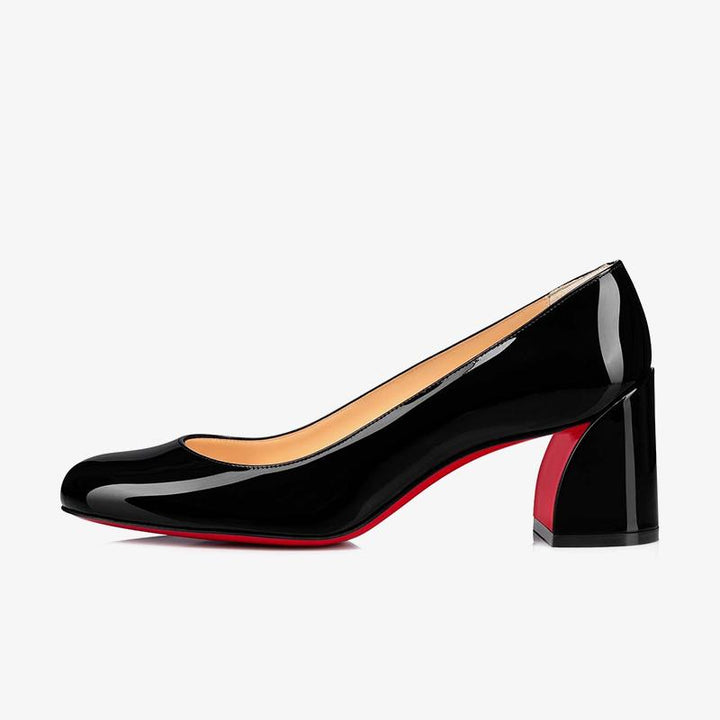 Eye-catching Black Calfskin Pumps - ARNO CONTI
