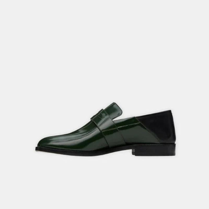 Sleek Leather Penny Loafers - Arno Conti Shoe
