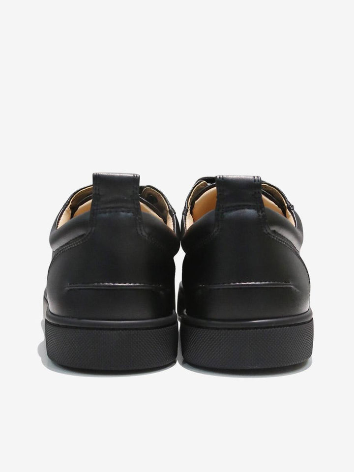 Sleek Black Leather Low-Top Sneakers - ARNO CONTI