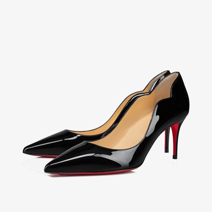 Patent Leather Pointed Toe Pump - ARNO CONTI
