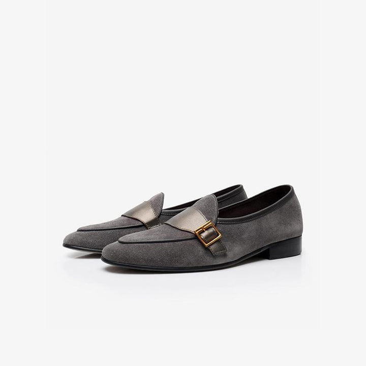 Men's Cowhide Slip-On Loafer Prom Wedding Shoes - Arno Conti Shoe