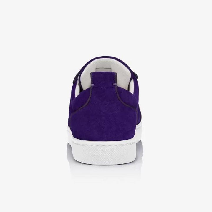 Rivets Low Suede Sneakers Round Toe - ARNO CONTI