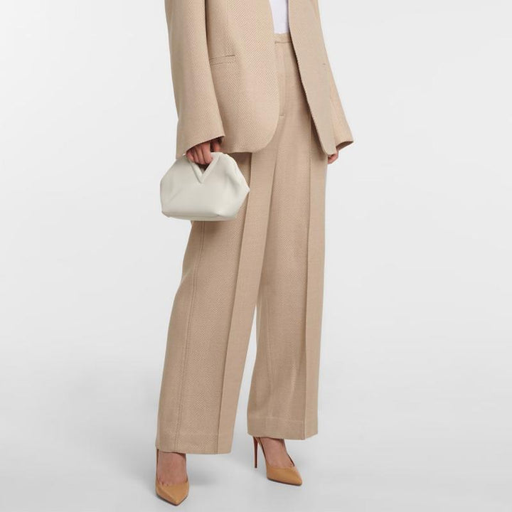 Refined Medium Beige Leather Pumps - ARNO CONTI