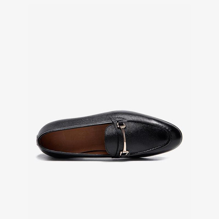 Loafers with Gleaming Hardware - Arno Conti Shoe