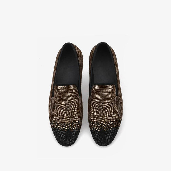 Loafer Black& Silver Crystal Rhinestones - Arno Conti Shoe