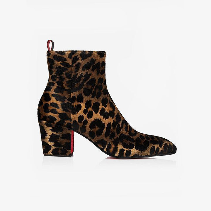 Brown leopard Print Boots - ARNO CONTI