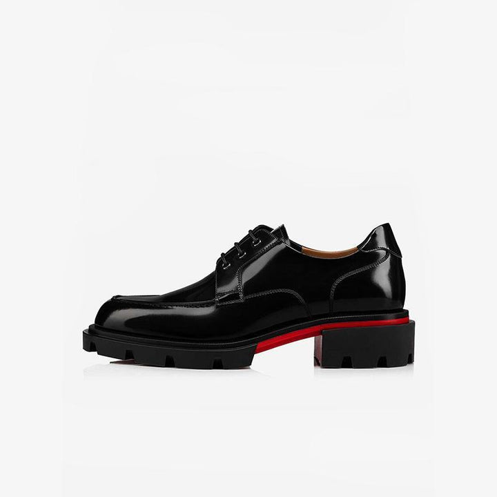 Thick Notched Sole Lace Up Dress Shoes - ARNO CONTI