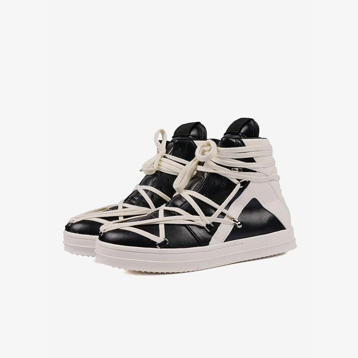 High top Geometric Sneakers Leather - ARNO CONTI