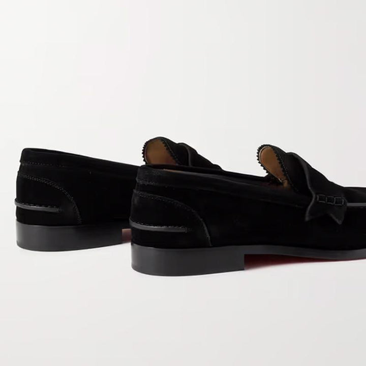 penny straps loafers Suede - ARNO CONTI