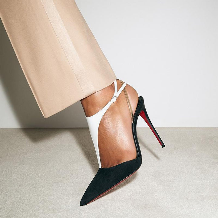 Suede and Leather Pumps - ARNO CONTI