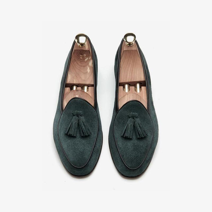 Mens Tassel Loafer Cowhide Slip-On - Arno Conti Shoe