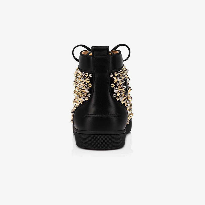 Striking Studded High-Top Sneakers - ARNO CONTI