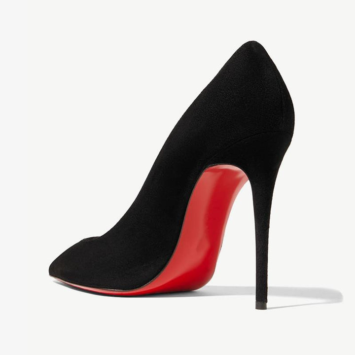 Suede Pointed-Toe Pump - ARNO CONTI