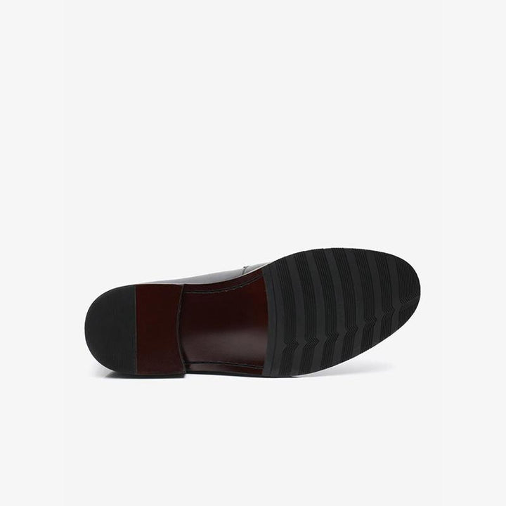 Elegant Suede Loafers with Decorative Straps - Arno Conti Shoe