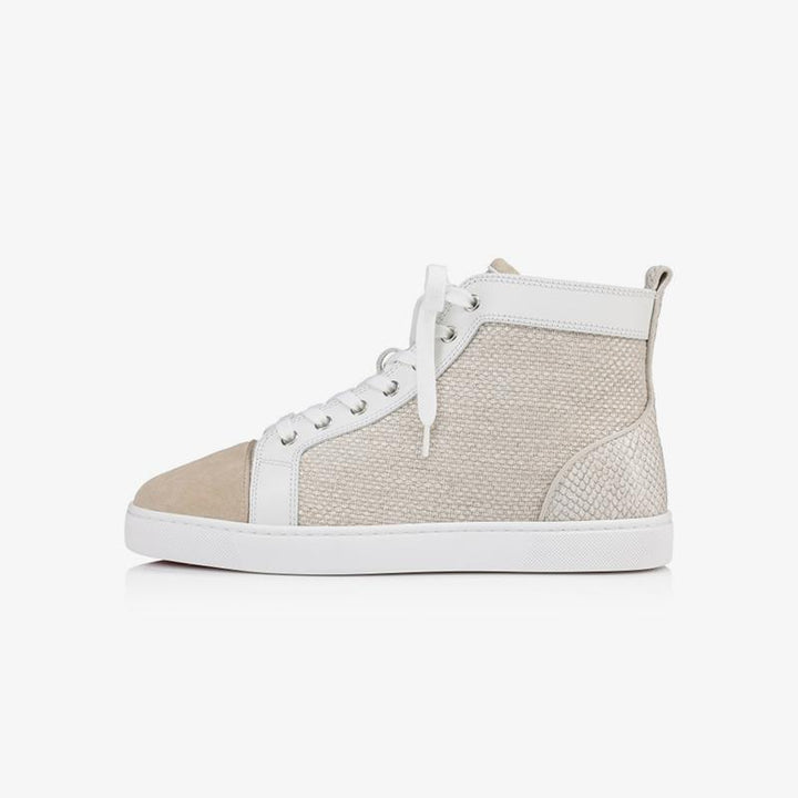 High-top fabric sneakers Leather Men - ARNO CONTI