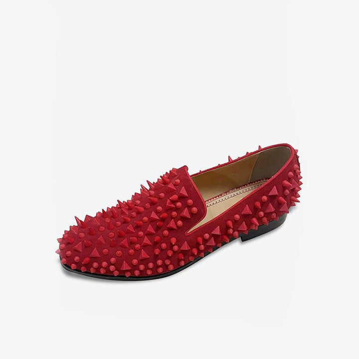Handmade Studs Spike Loafers - Arno Conti Shoe