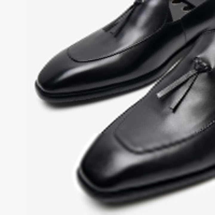 Cowhide Slip-On Loafer Shoes - Arno Conti Shoe