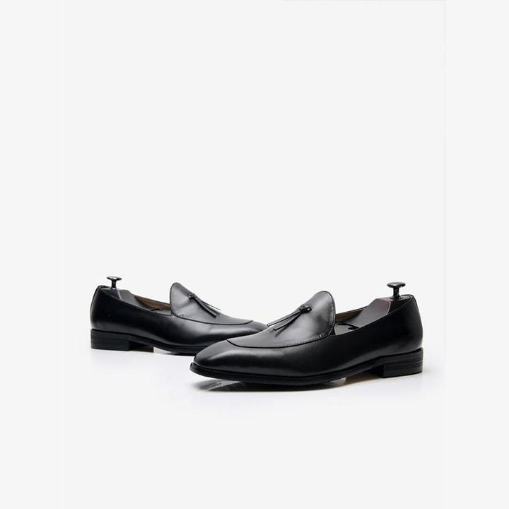 Cowhide Slip-On Loafer Shoes - Arno Conti Shoe